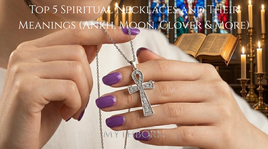 Top 5 Spiritual Necklaces and Their Meanings (Ankh, Moon, Clover & More)