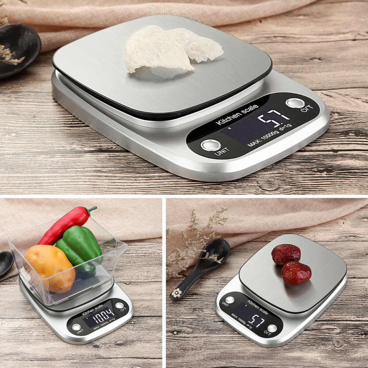 Digital Kitchen Scale - Precise Food & Diet Measuring Scale 22lbs