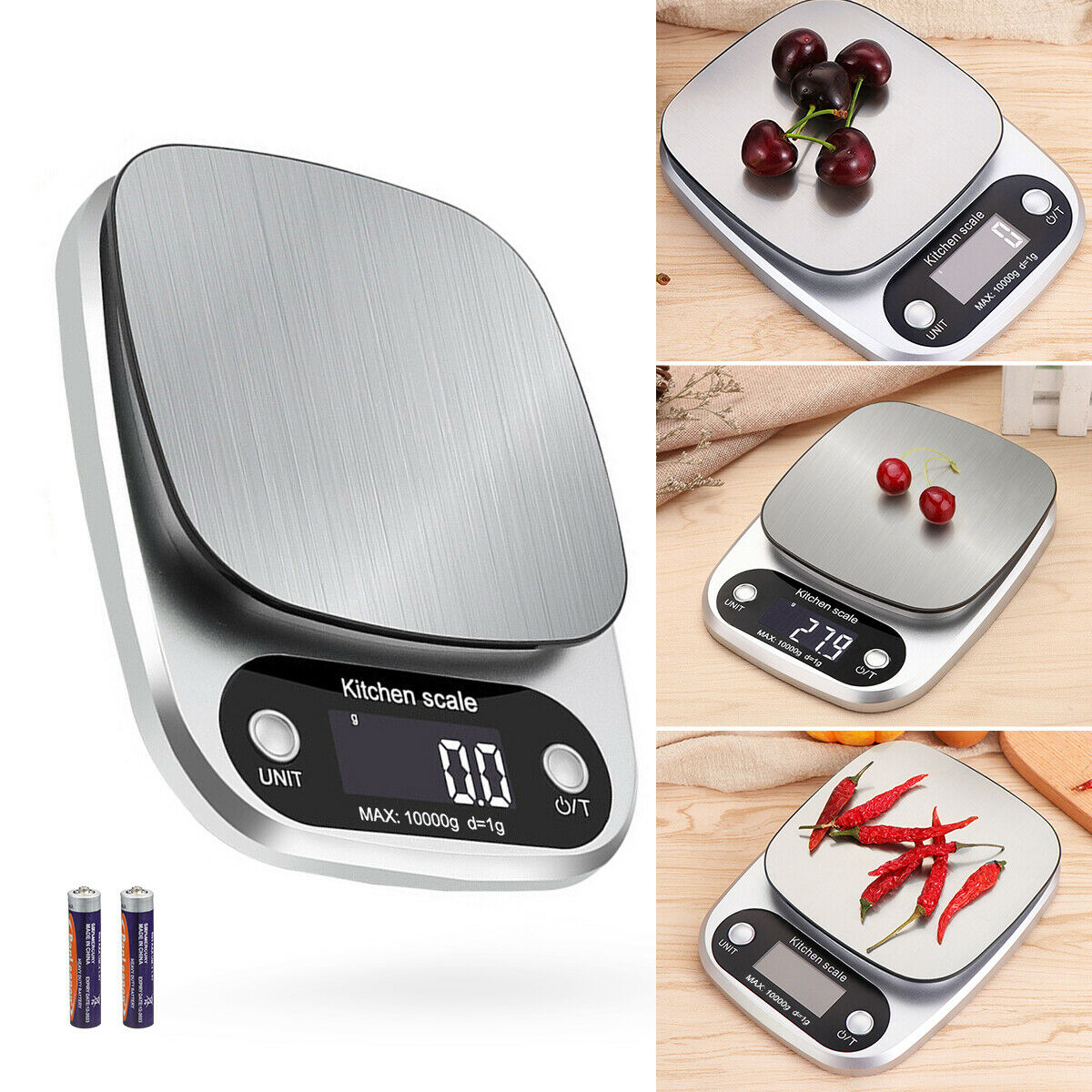 Digital Kitchen Scale - Precise Food & Diet Measuring Scale 22lbs