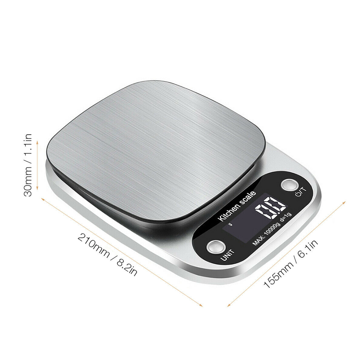 Digital Kitchen Scale - Precise Food & Diet Measuring Scale 22lbs