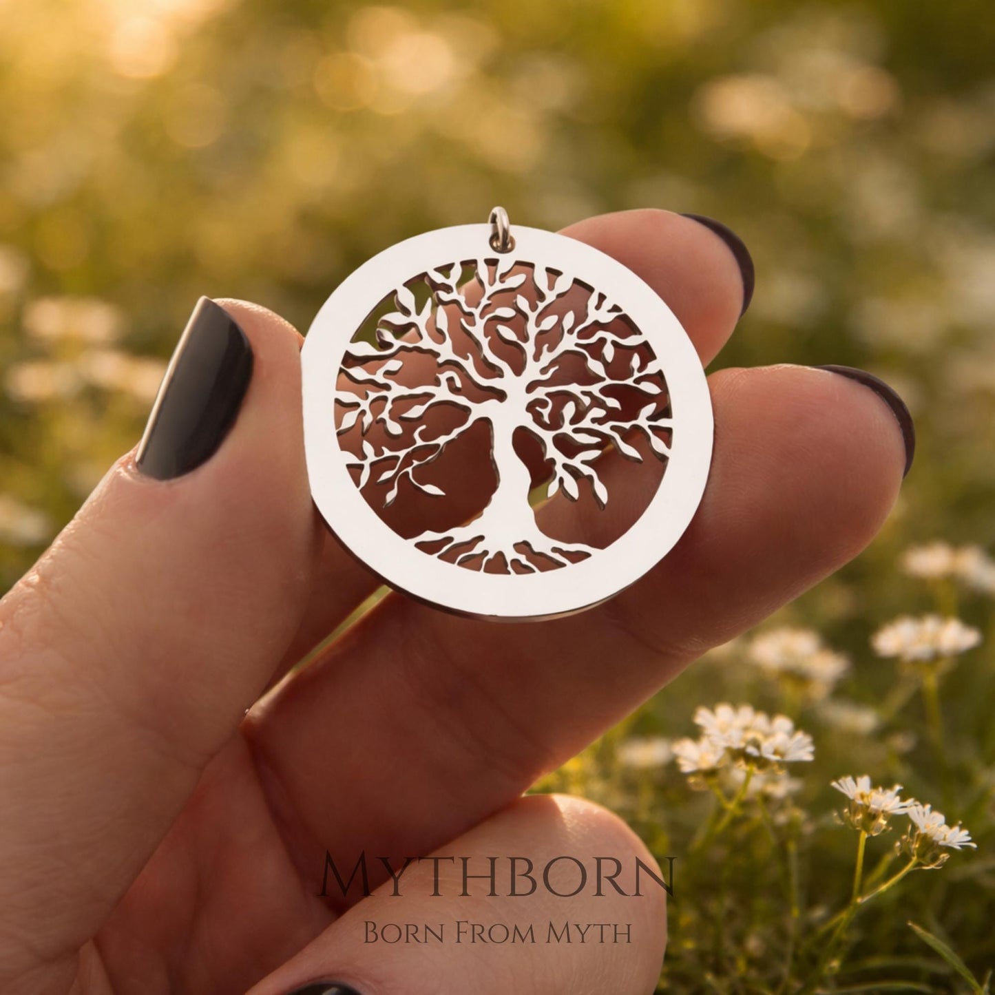 Tree of Life Necklace with symbolic family pendant, meaningful gift