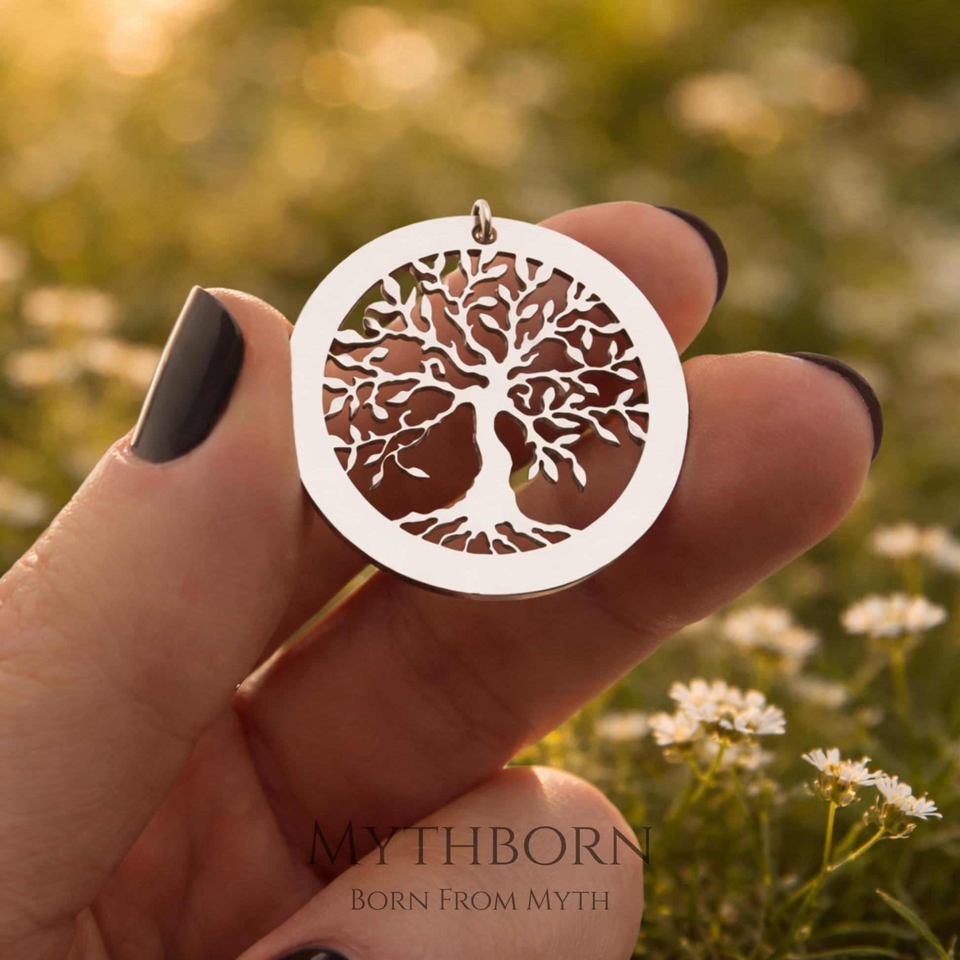 Tree of Life Necklace with symbolic family pendant, meaningful gift
