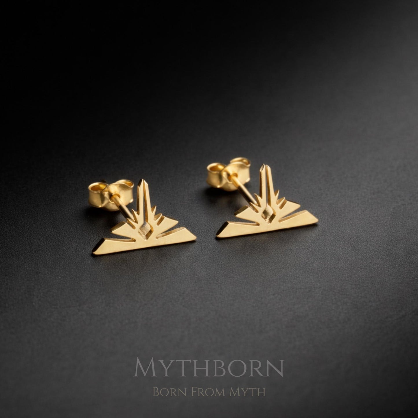 Firefly Stud Earrings with whimsical nature studs in 925 sterling silver
