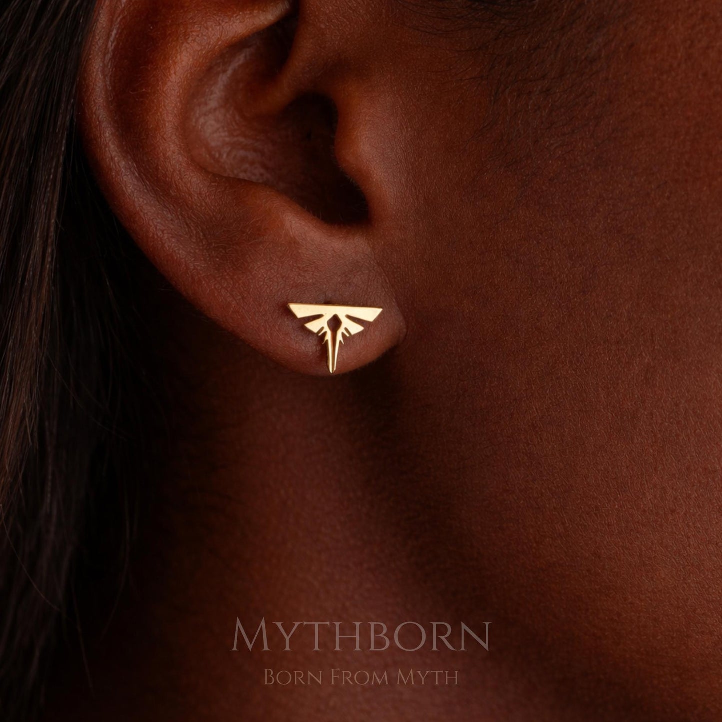 Firefly Stud Earrings with whimsical nature studs in 925 sterling silver