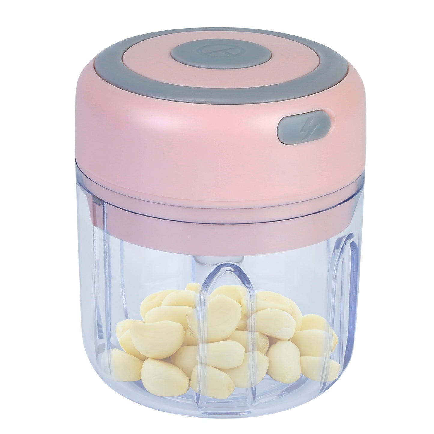 Mini Electric Garlic Chopper - Cordless Rechargeable Food Mincer 8.45OZ