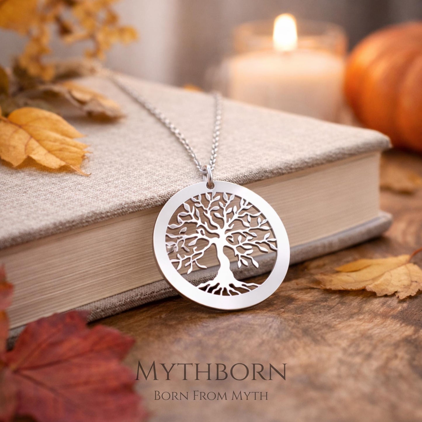 Tree of Life Necklace with symbolic family pendant, meaningful gift