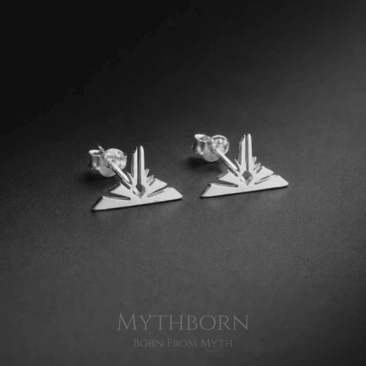 Firefly Stud Earrings – Whimsical Nature Studs | 925 Sterling Silver